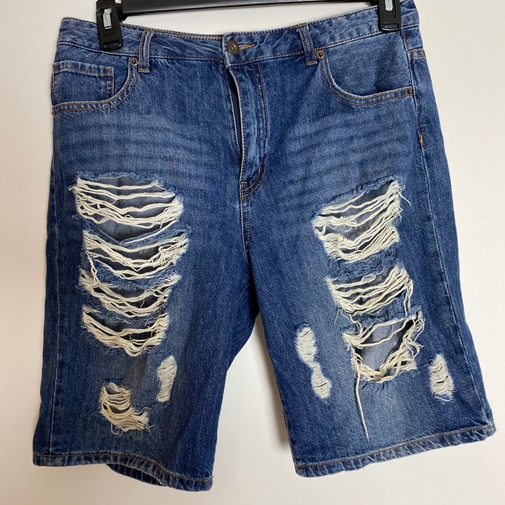 Distressed Forever 21 Shorts